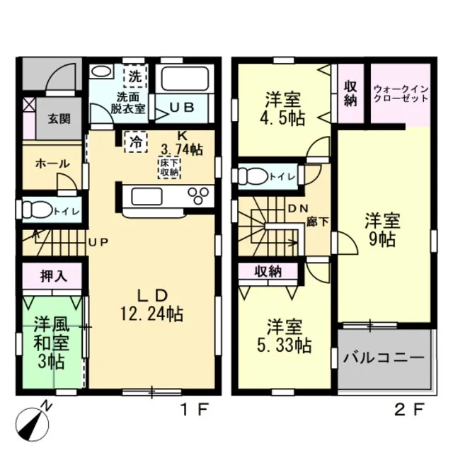 2号棟間取